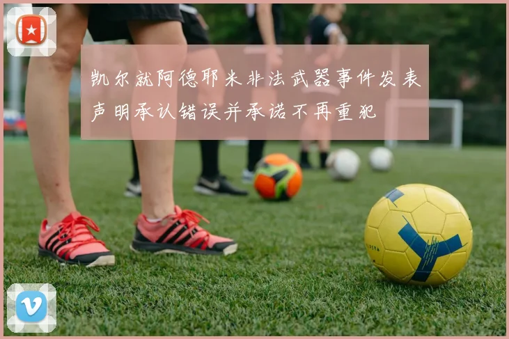 凯尔就阿德耶米非法武器事件发表声明承认错误并承诺不再重犯